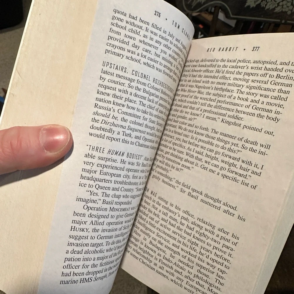 Tom Clancy Red Rabbit Book - Picture 3 of 3